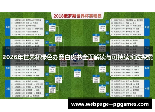 2026年世界杯绿色办赛白皮书全面解读与可持续实践探索